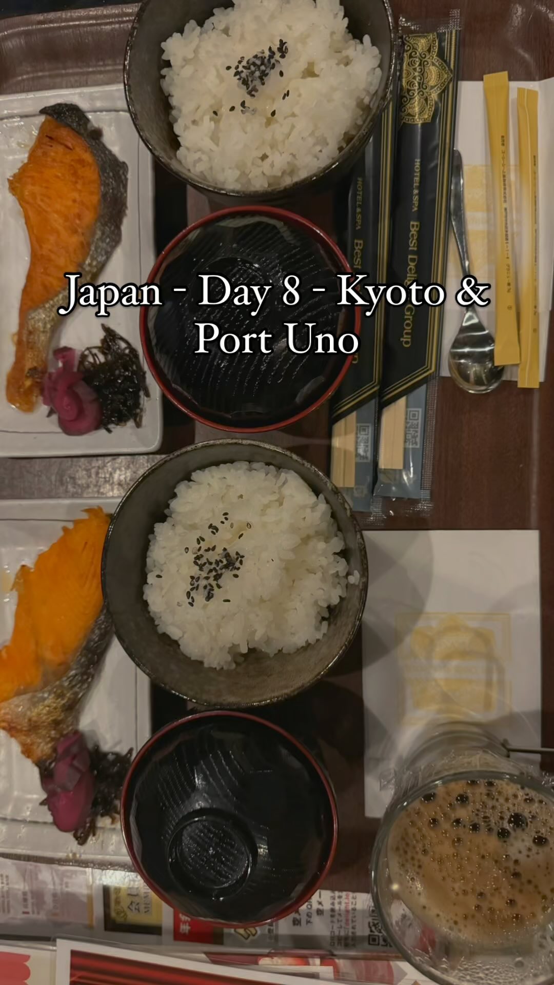 Japan - Day 8 - Kyoto & Port Uno. Port Uno is where the ferries to the art islands leave from. I had no idea we’d booked into the Keirin hotel, was an added bonus!