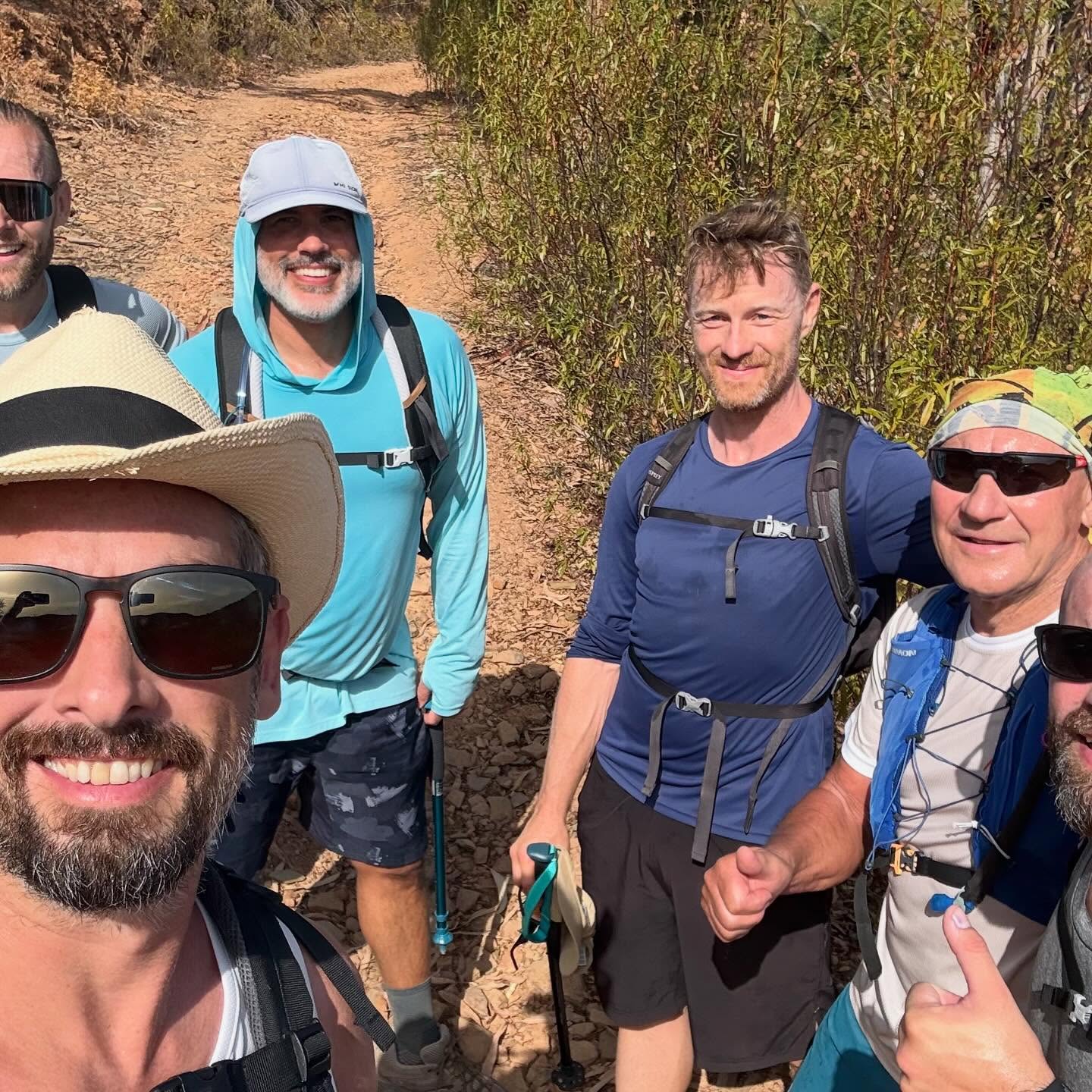 Epic day hiking with these guys (sorry for the crop)