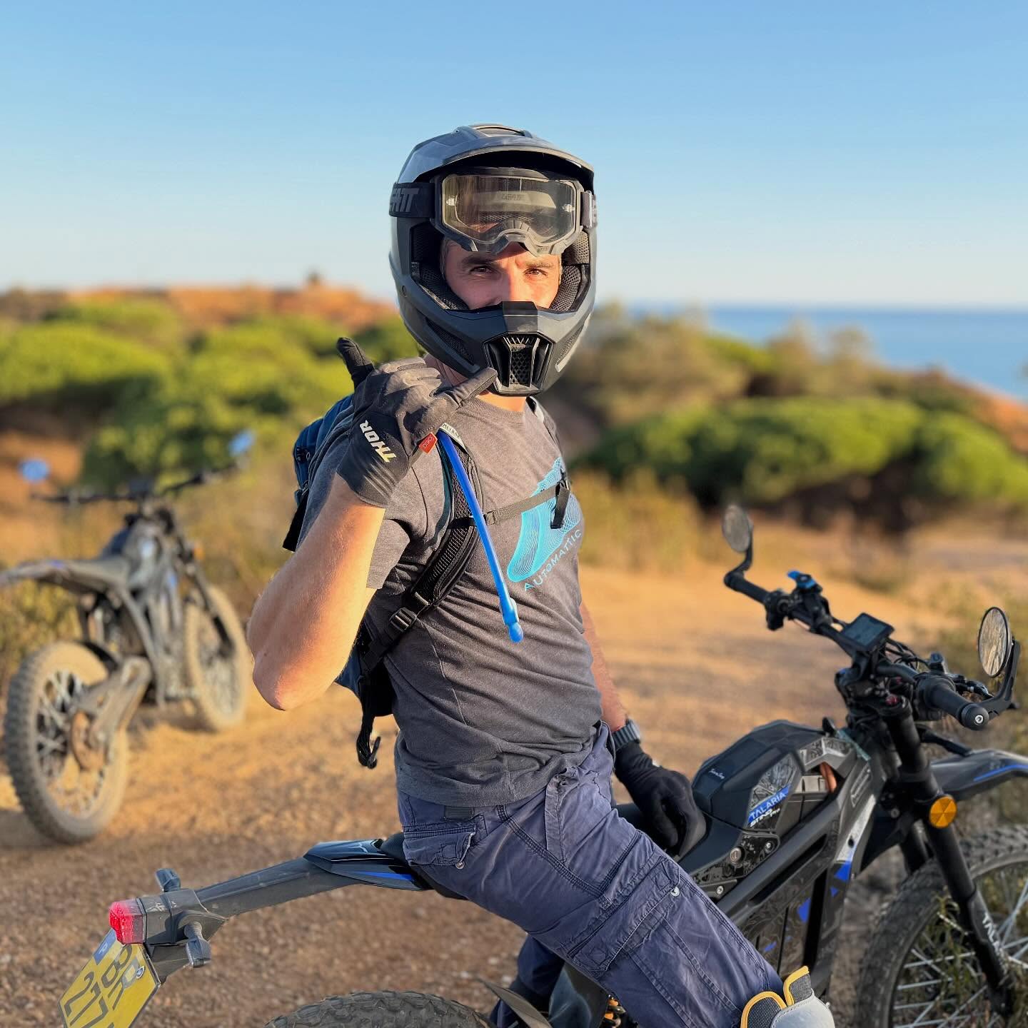 This was a helluva lot of fun: e-dirt biking with @ewheelo.algarve