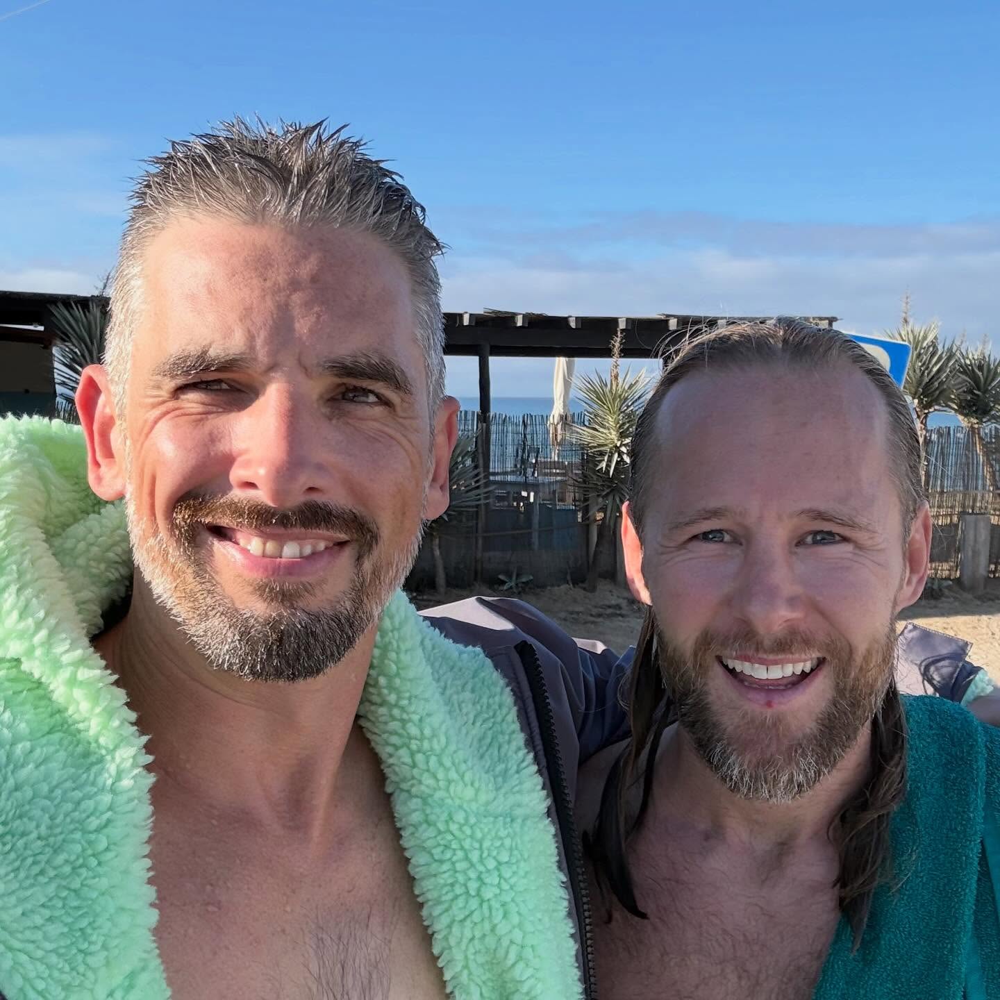 A virtuous start to the weekend with a run and sea swim with @rob_un1t