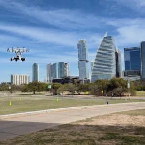 Just me casually flying with @liftaircraft @sxsw #yip2026